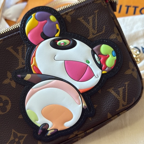 Louis Vuitton Brown Monogram Bag with Colorful Design - Picture 4 of 16